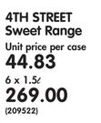 4th Street Sweet Range-6 x 1.5Ltr