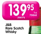 J & B Rare Scotch Whisky-750ml