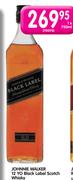 Johhnie Walker 12 YO Black label Scotch Whisky-12x750ml