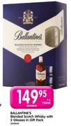 Ballantine's Blended Scotch Whisky With 2 Glasses In Gift pack-750ml