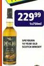Speyburn 10 Year Old Scotch Whisky-750ml
