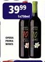 Opera Prima Wines-750ml Each