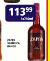 Zappa Sambuca Range-750ml