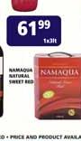 Namaqua Natural Sweet Red-1x3Ltr