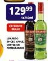 Luxardo Spiced Apple,Coffee Or Pomegramade-1x750ml