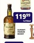 Klipdrift Premium Brandy-1 x750ml