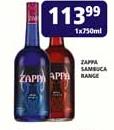 Zappa Sambuca Range-1 x 750ml