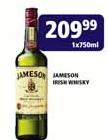 Jameson Irish Whisky-1 x 750ml