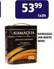Namqua JNB White Wine-3Ltr