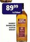 Hankey Sanister Scotch Whisky - 1 x 750ml
