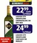 Liquor City Swartland Chenin Blanc Or Dry Red-1x750ml