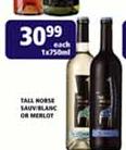 Tall Horse Sauvignon Blanc Or Merlot-1x750ml