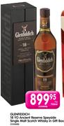 Glenfiddich 18 Yo Ancient Reserve Speyside Single Malt Scotch Whisky In Gift Box-750ml