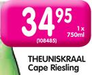Theuniskraal Cape Riesling-750ml