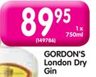 Gordon's London Dry Gin-750ml