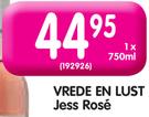 Vrede En Lust Jess Rose-750ml