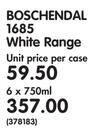 Boschendal 1685 White Range-6 x 750ml