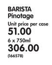 Barista Pinotage-6 x 750ml