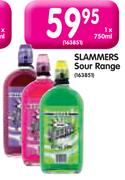 Slammers Sour Range-750ml Each