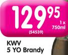 KWV 5 YO Brandy-750ml