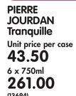 Pierre Jourdan Tranquille-6x750ml