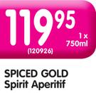 Spiced Gold Spirit Aperitif-750ml