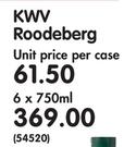 KWV Roodeberg-6x750ml