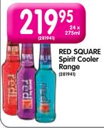 Red Square Spirit Cooler Range-24x275ml