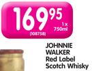 Johnnie Walker Red Label Scotch Whisky-750ml