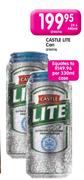 Castle Lite Can-24 x 440ml
