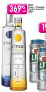 Ciroc Grape or Pineapple Premium Imported Vodka-750ml Each