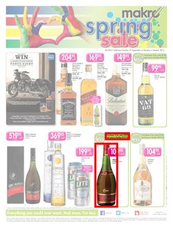 Makro : Liquor (27 Sep - 05 Oct 2015), page 1