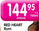 Red Heart Rum-750ml