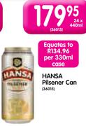 Hansa Pilsener Can-24x440ml