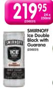 Smirnoff Ice Double Black With Guarana-24x250ml