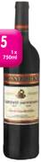 Zonnebloem Cabernet Sauvignon, Merlot Or Shiraz-6x750ml