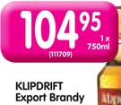 Klipdrift Export Brandy-750ml