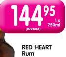 Red Heart Rum-750ml