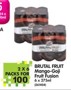 Brutal Fruit Mango-Goji Fruit Fusion-6 x 275ml-2's