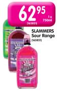 Slammers Sour Range-750ml Each