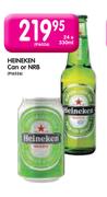 Heineken Can or NRB-24 x 330ml
