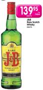 J&B Rare Scotch Whisky-2x750ml
