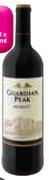 Guardian Peak Merlot, Shiraz or Frontier Cabernet Sauvignon-6 x 750ml