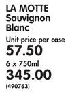 LA Motte Sauvignon Blanc-6x750ml