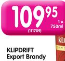 Klipdrift Export Brandy-750ml