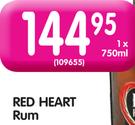 Red Heart Rum-750ml