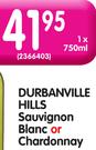 Durbanville Hills Sauvignon Blanc Or Chardonnay-750ml