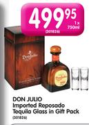 Don Julio Imported Reposado Tequila Glass In Gift pack-750ml