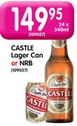 Castle Lager Can Or NRB-24x340ml