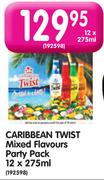 Caribbean Twist Mixed Flavours Party Pack-12x275ml